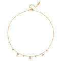 Stardust Sparkle Halskette im 18K Gold Look - PULXERA