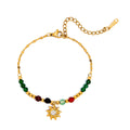 Sunshine Beads Armband – Farbenfroher Charm mit Sonnenanhänger - PULXERA