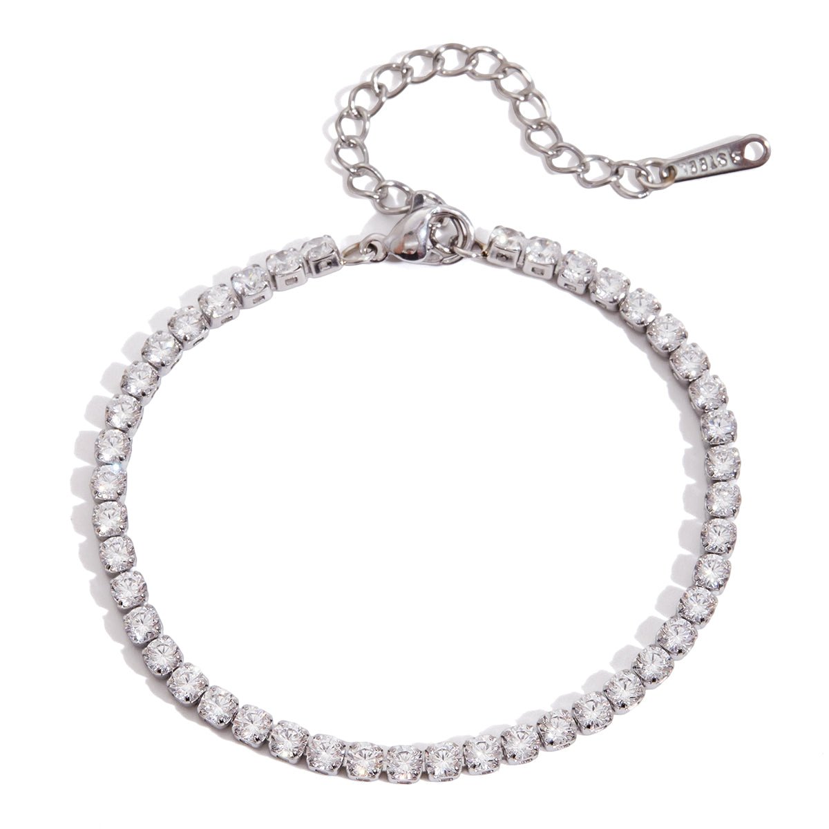 Tennisarmband Silber – Strahlende Eleganz - PULXERA