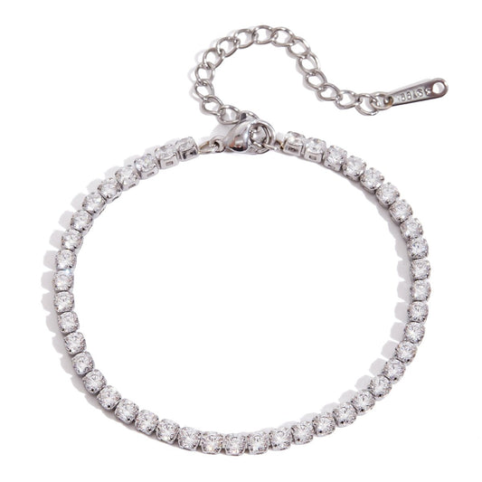 Tennisarmband Silber – Strahlende Eleganz - PULXERA